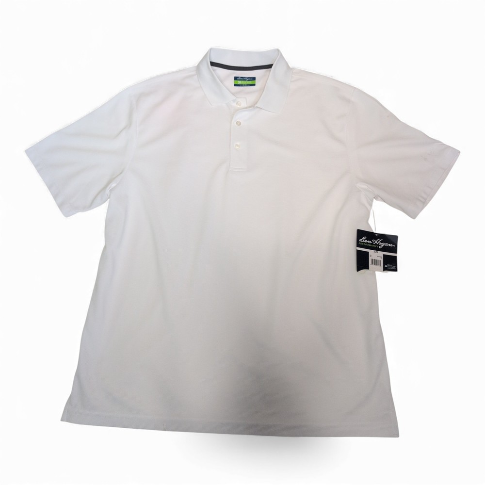 Ben Hogan Men's White Performance Polo XL - New with Tags